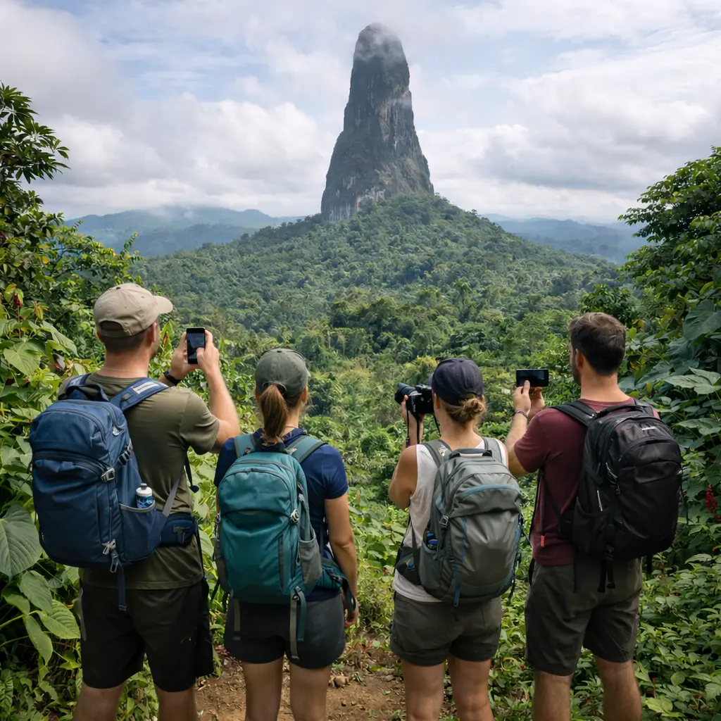 Pico Cão Grande, 663m de altura